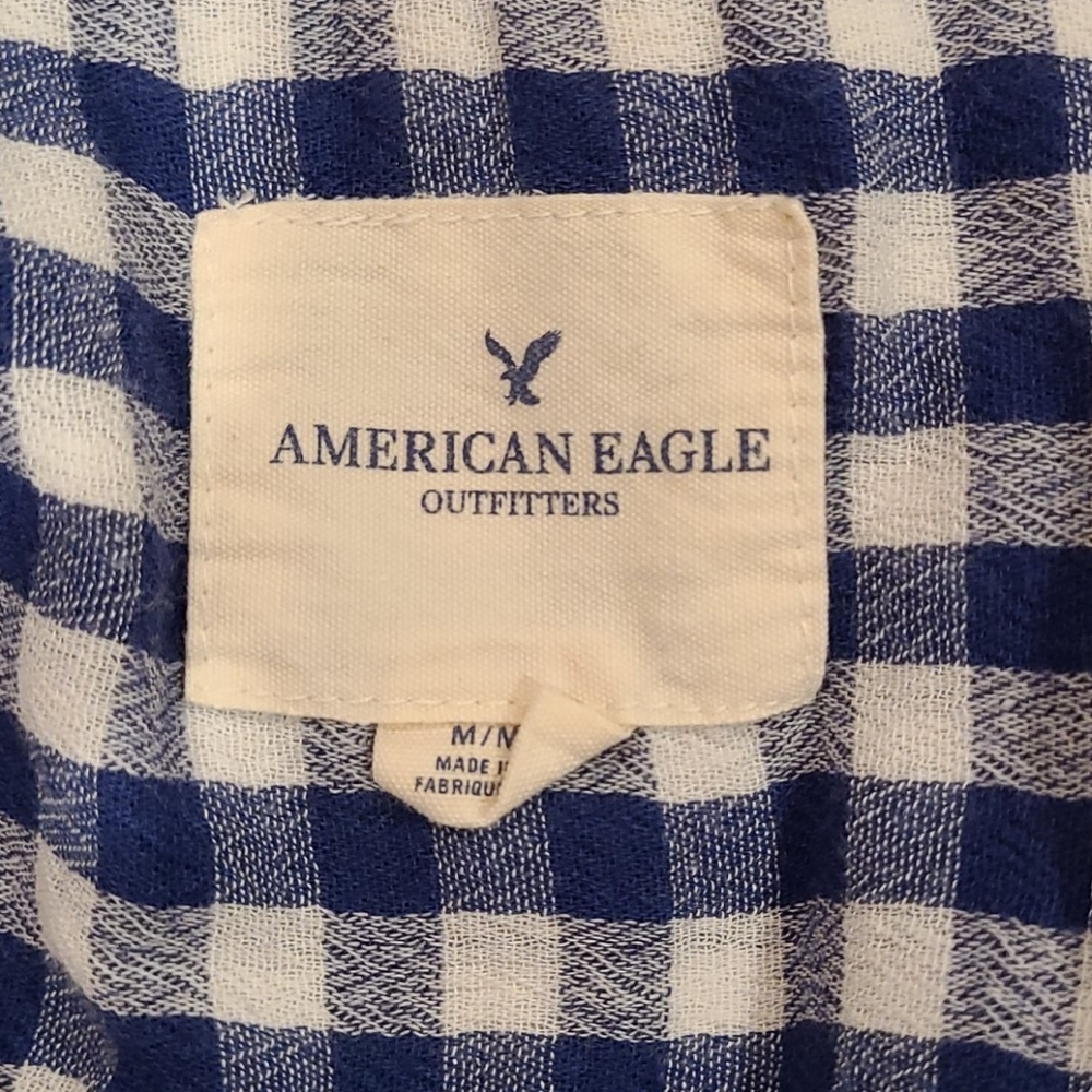 AEO Gingham Shirt - Picture 6 of 7